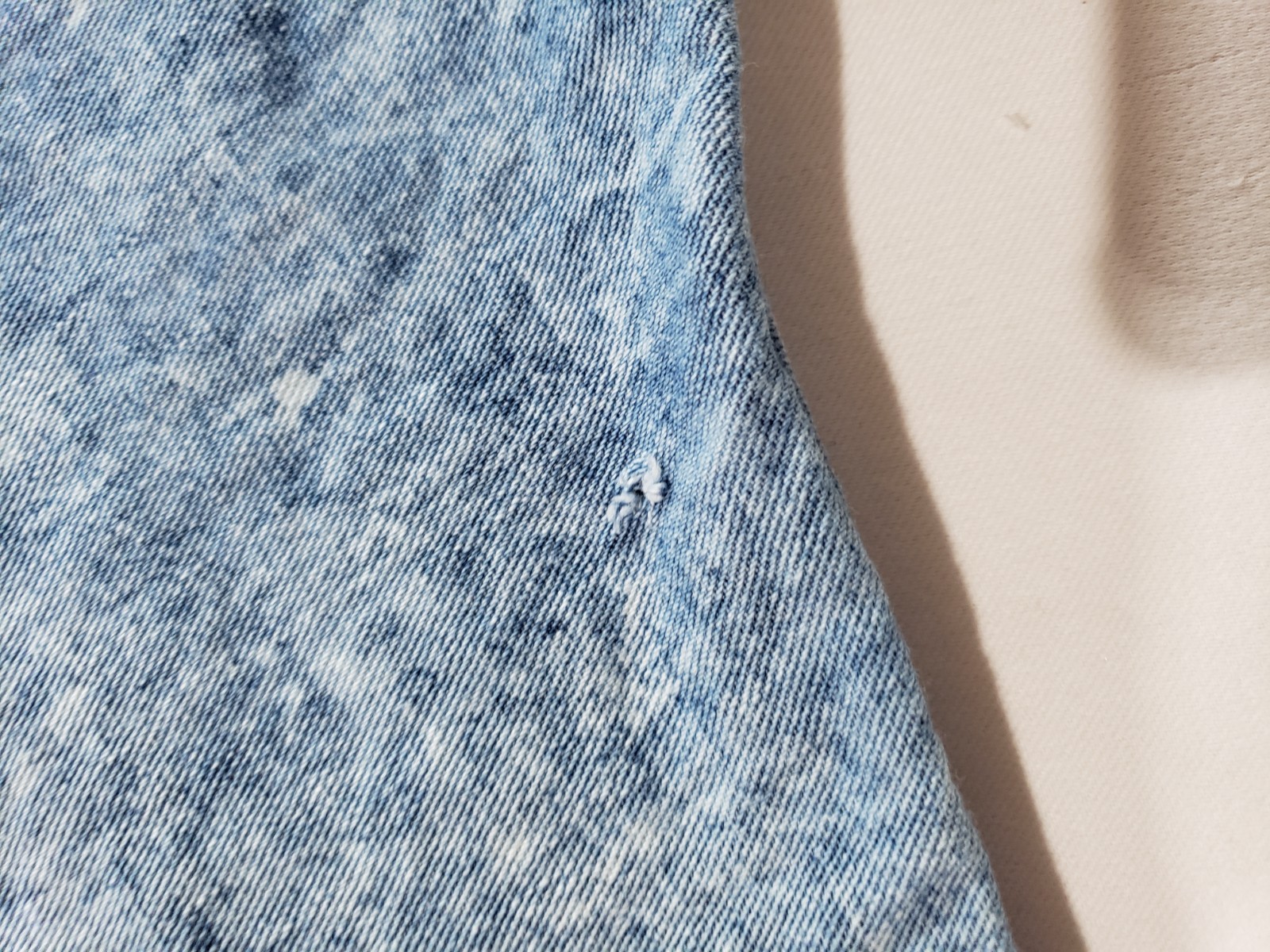 VTG Mizz Lizz Denim Dress Juniors 13/14 Acid Wash Collar Cotton Midi 80s *