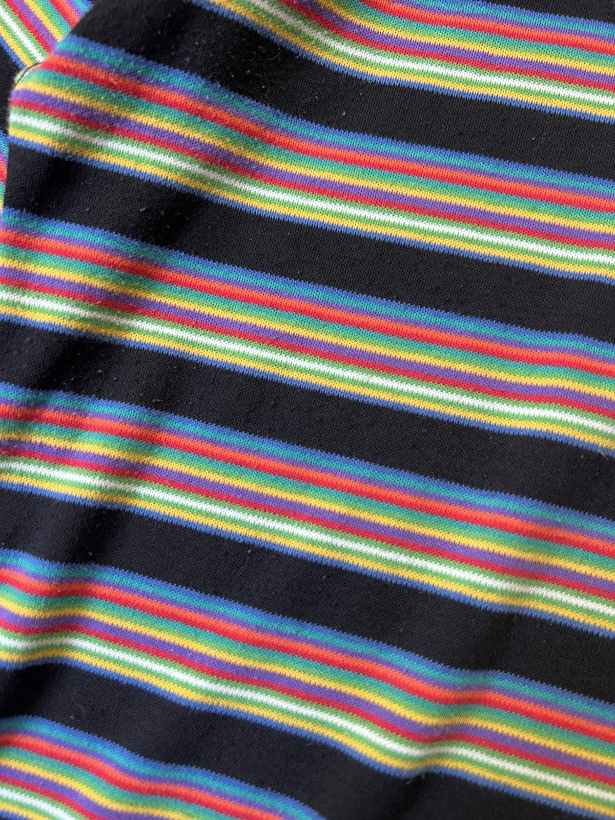 Vintage Y2K Turtleneck Top Small Womens Multicolor Preppy Academia Grunge 90s