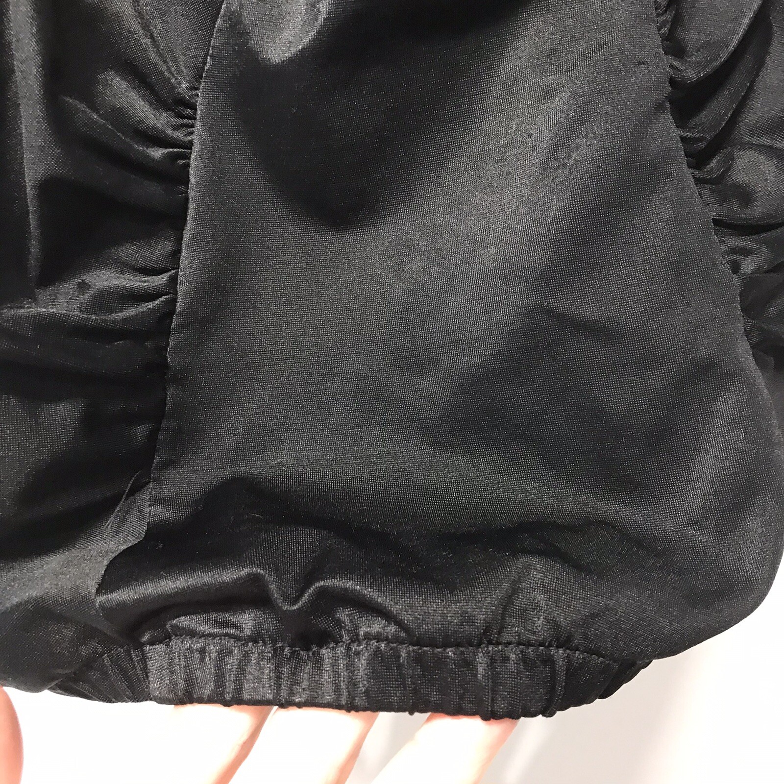 Vintage One PC Pin Up Style Black Bathing Suit Swimsuit Tummy Panel Padded SM
