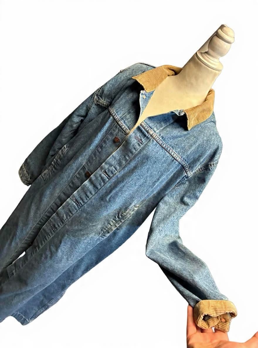 Vintage Levi-denim Duster Coat