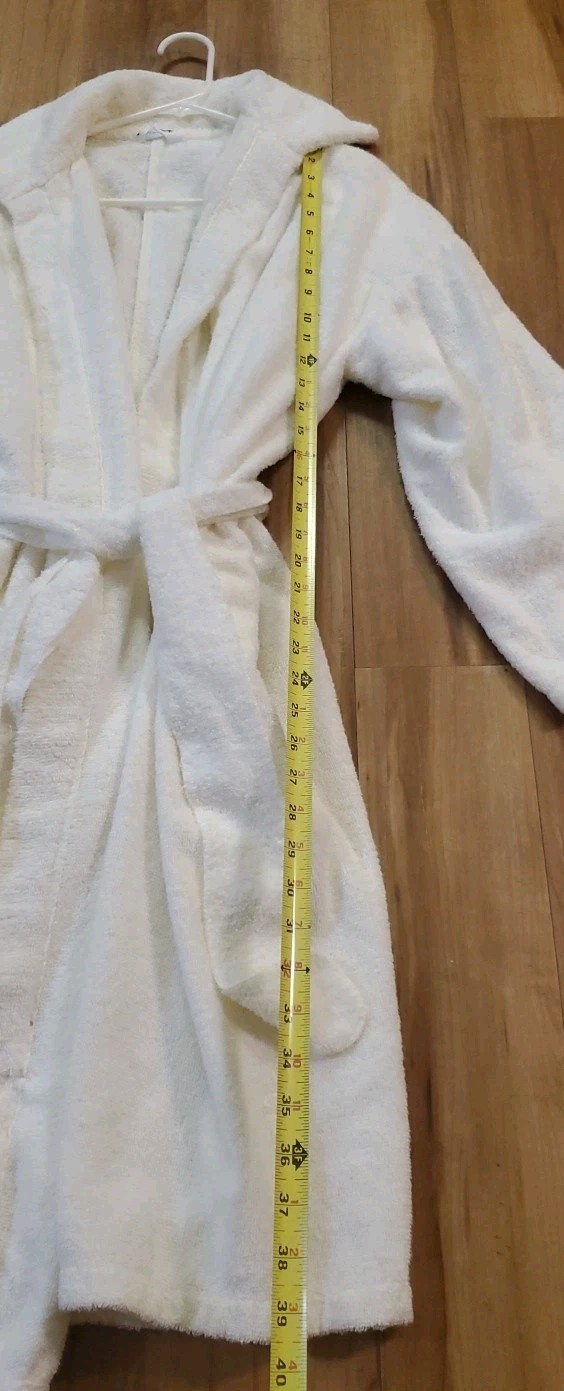 Vintage Terrycloth Bath Robe Wrap Sak by Barry White Size S/M
