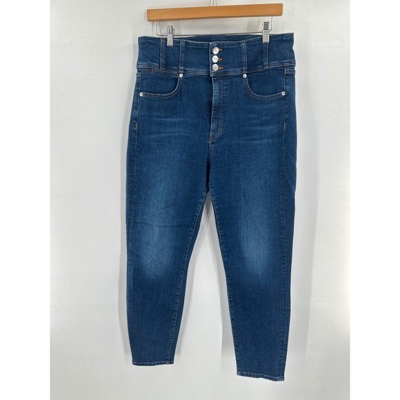 Veronica Beard Katherine Corset Extra High Rise Jeans 32