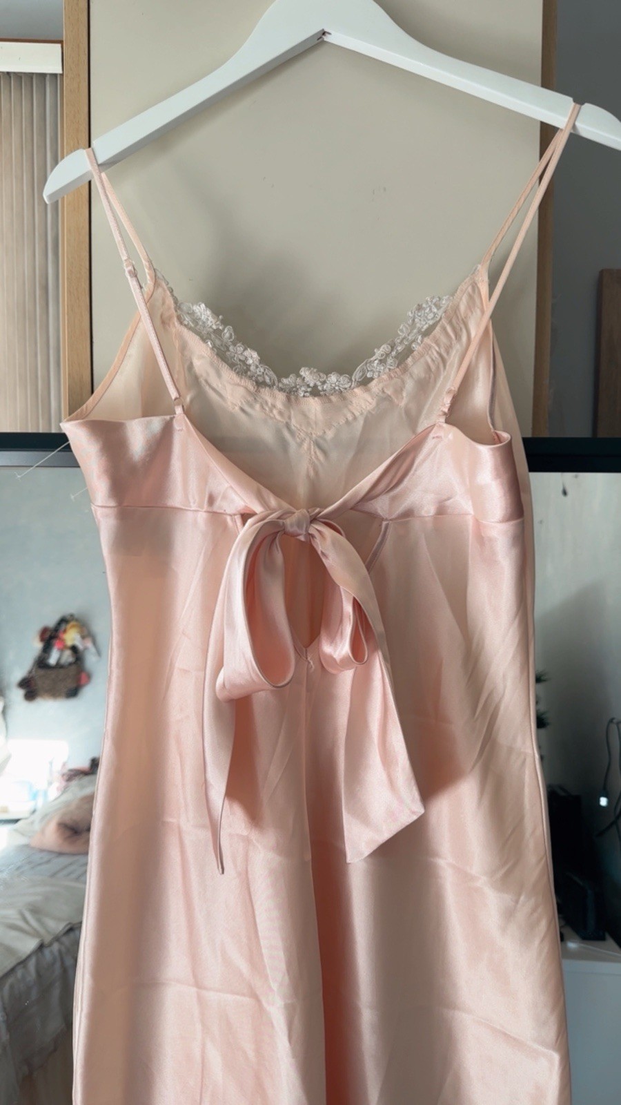 Vintage 90s Expressions Silky Lingerie Slip Dress
