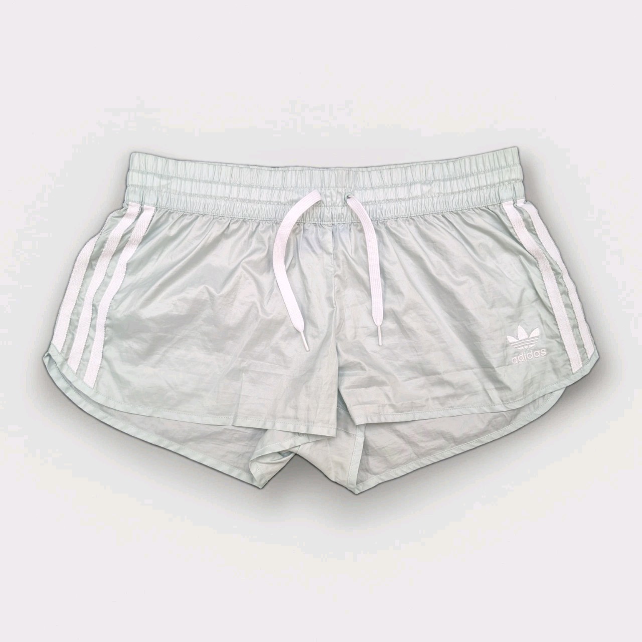 ADIDAS Glanz Shorts Womens 40 Mint Running Casual Swim Trunks Vintage Sports Retro Gym