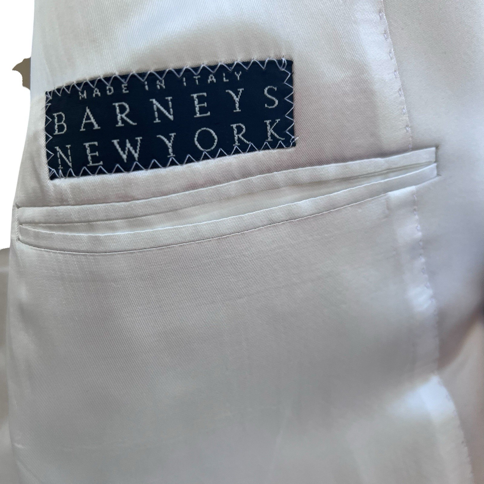 VTG 80s 90s Giorgio Armani Barney’s NY Ivory Dinner Jacket Double Breasted