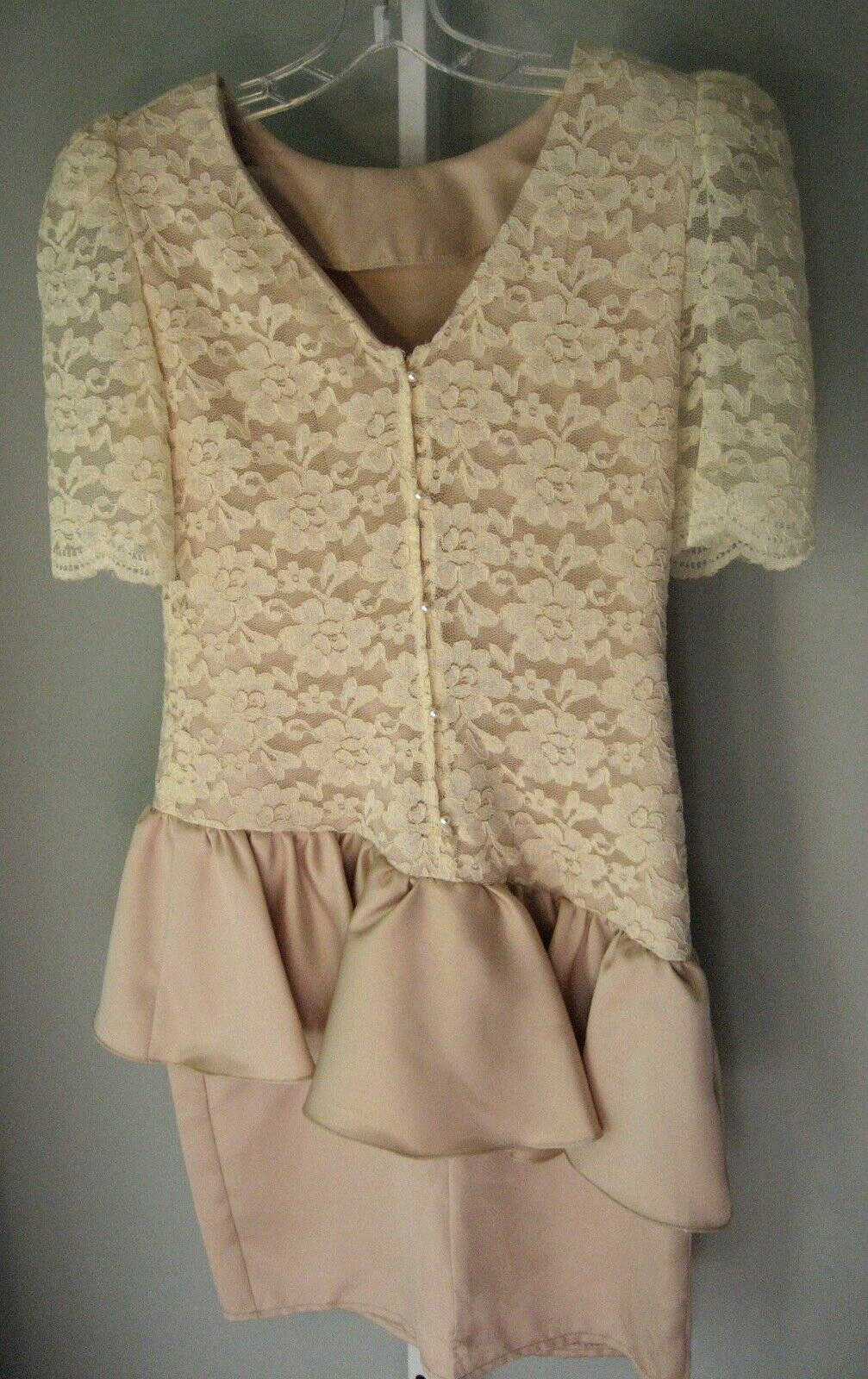 Vintage Barbara Chodos Michael Marcella Ltd Sz 6 Wedding, Mother of B/G EC