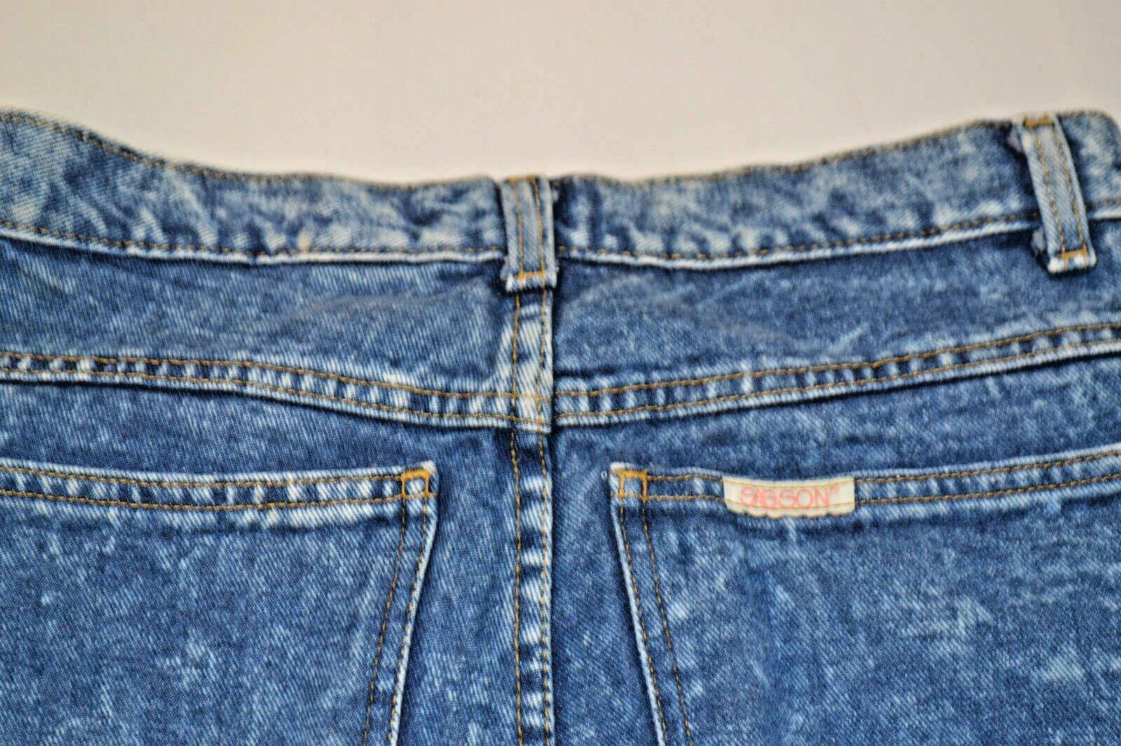 Vintage 80s Sassoon Modern Basics Women’s Jeans with Original Details, Size 14