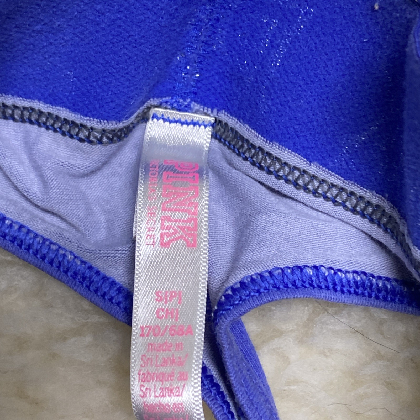 Vintage lote 5 PINk/ Victoria’S Secrets Thong/string PANTIES#914