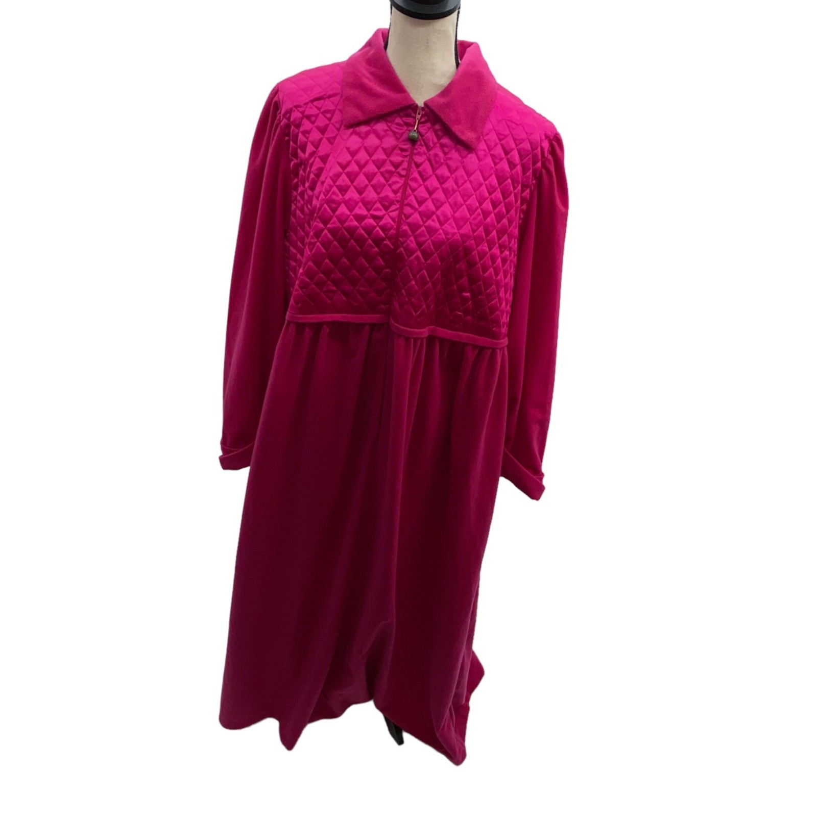 Vintage Beverly West Night Gown House Robe Warm Fashion