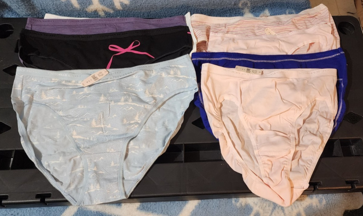 8 Victoria’s Secret 2009 Hi-Cut Brief Bikini Underwear Cotton Panties