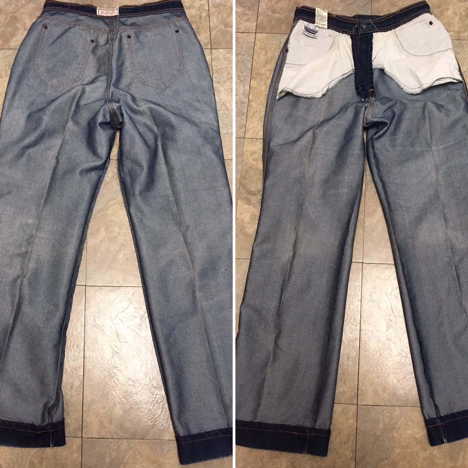 Vintage Bay Britches Jeans High Waist Sz 15/16 (30″ Waist) 80s 1980s