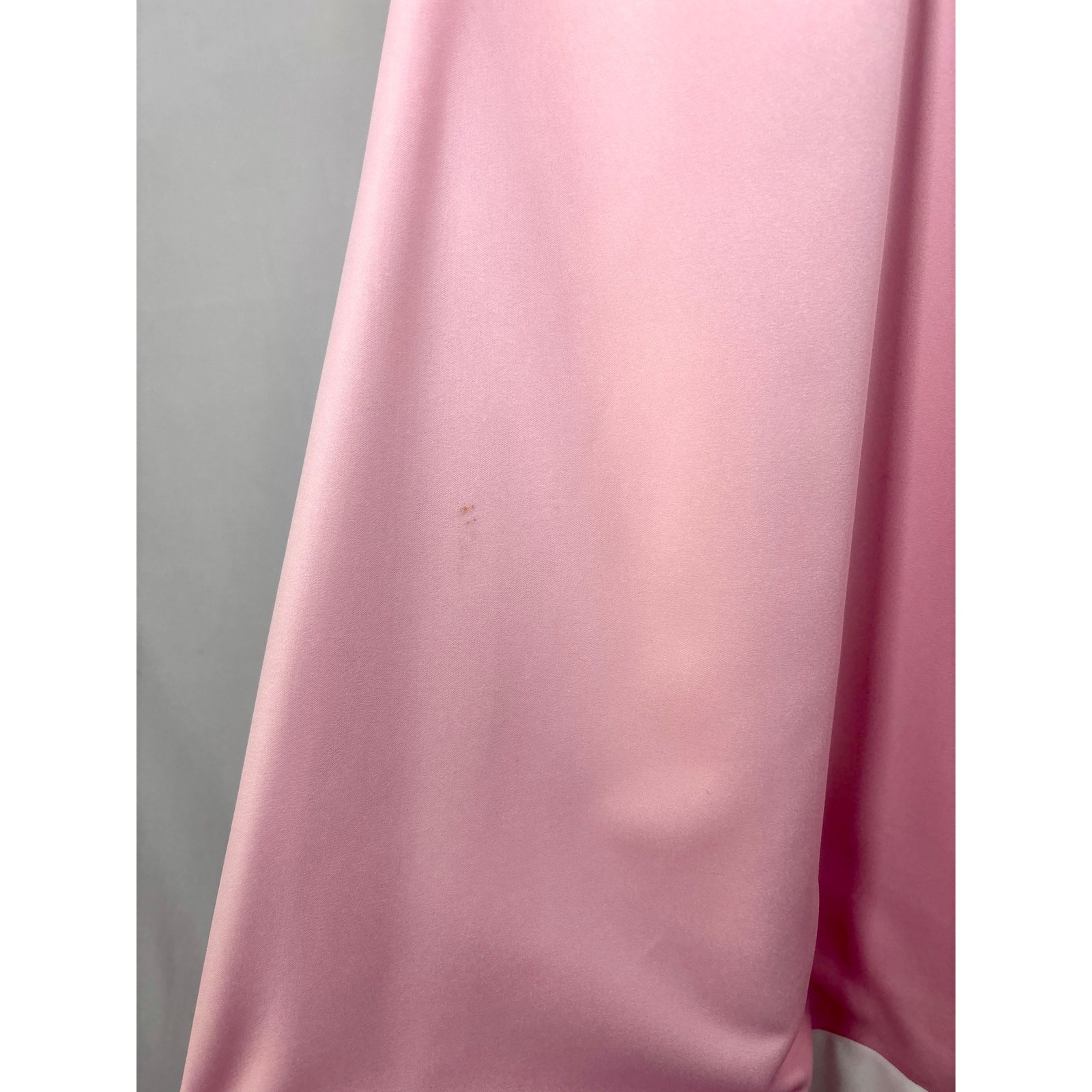 Vintage 1967 Geoffrey Beene Pink & White Column Gown Graphic Banded Jersey Style