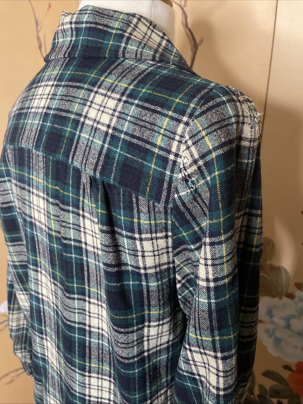 Vintage 1940s Sz S/M Pendleton Pure Wool Plaid Shirt Jacket ’49er Chore Coat