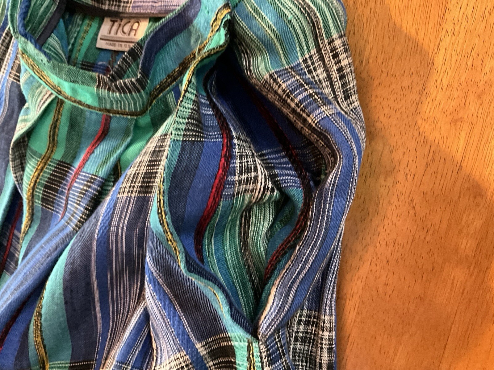 VTG Tica Women’s Pleated Skirt Plaid Size 14 Made in USA Union Tag Preppy