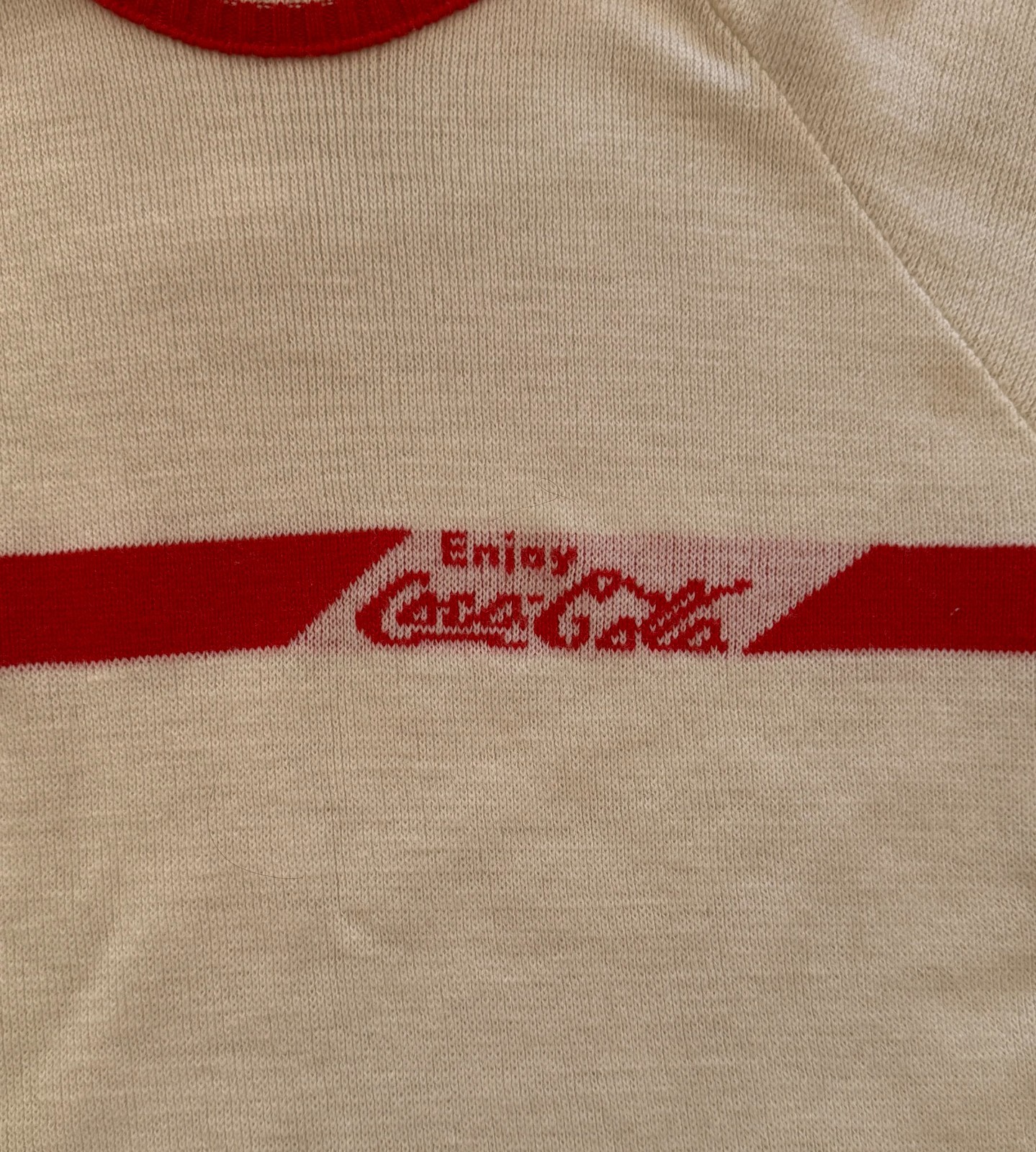 Vtg Cheerleader Set, Enjoy Coca Cola embroidery, Sweater & Pleated Skirt M, Cool