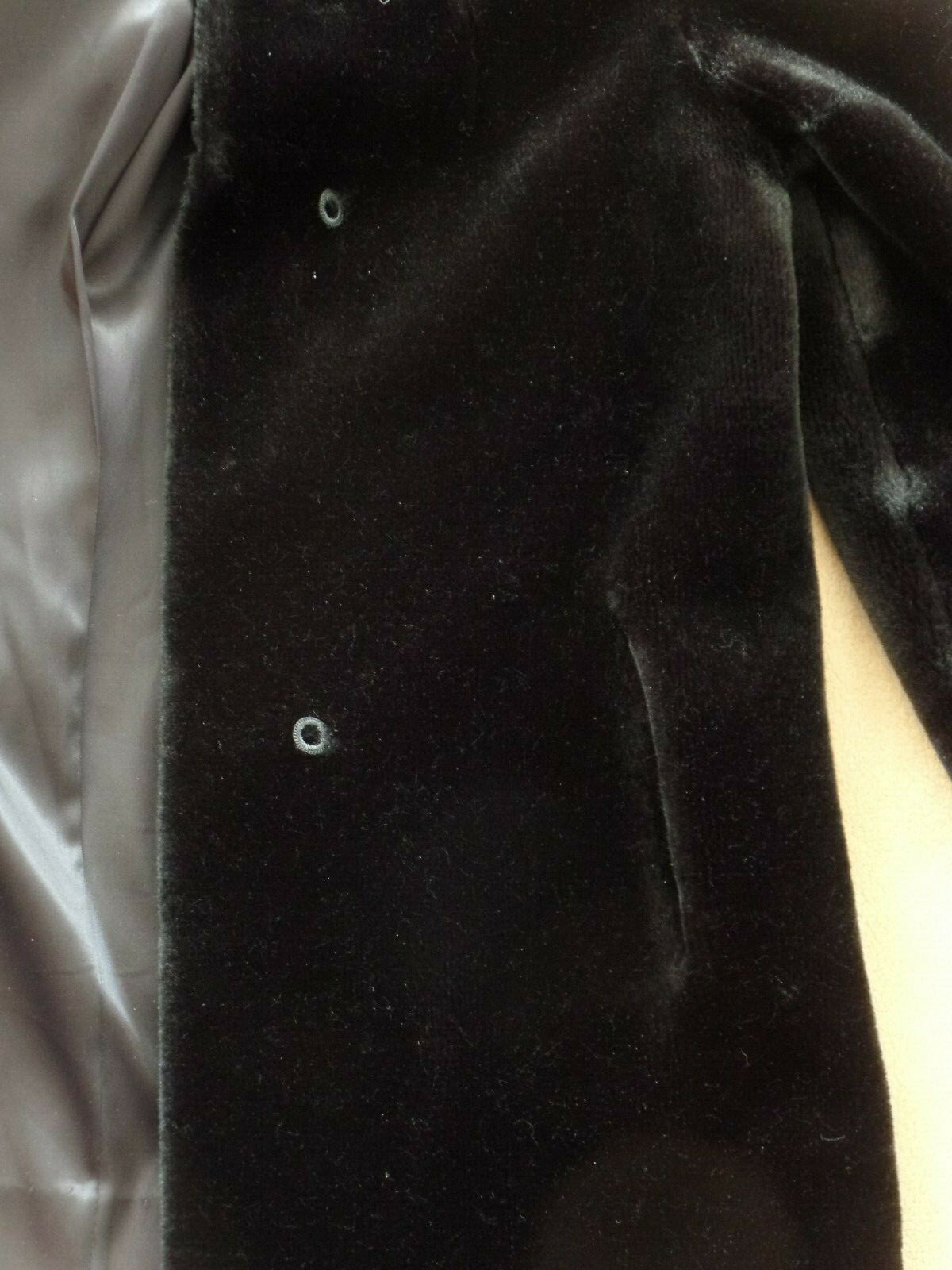 Vintage Borgessa faux fur jacket, medium (8-10), Sears Fashions, mandarin collar