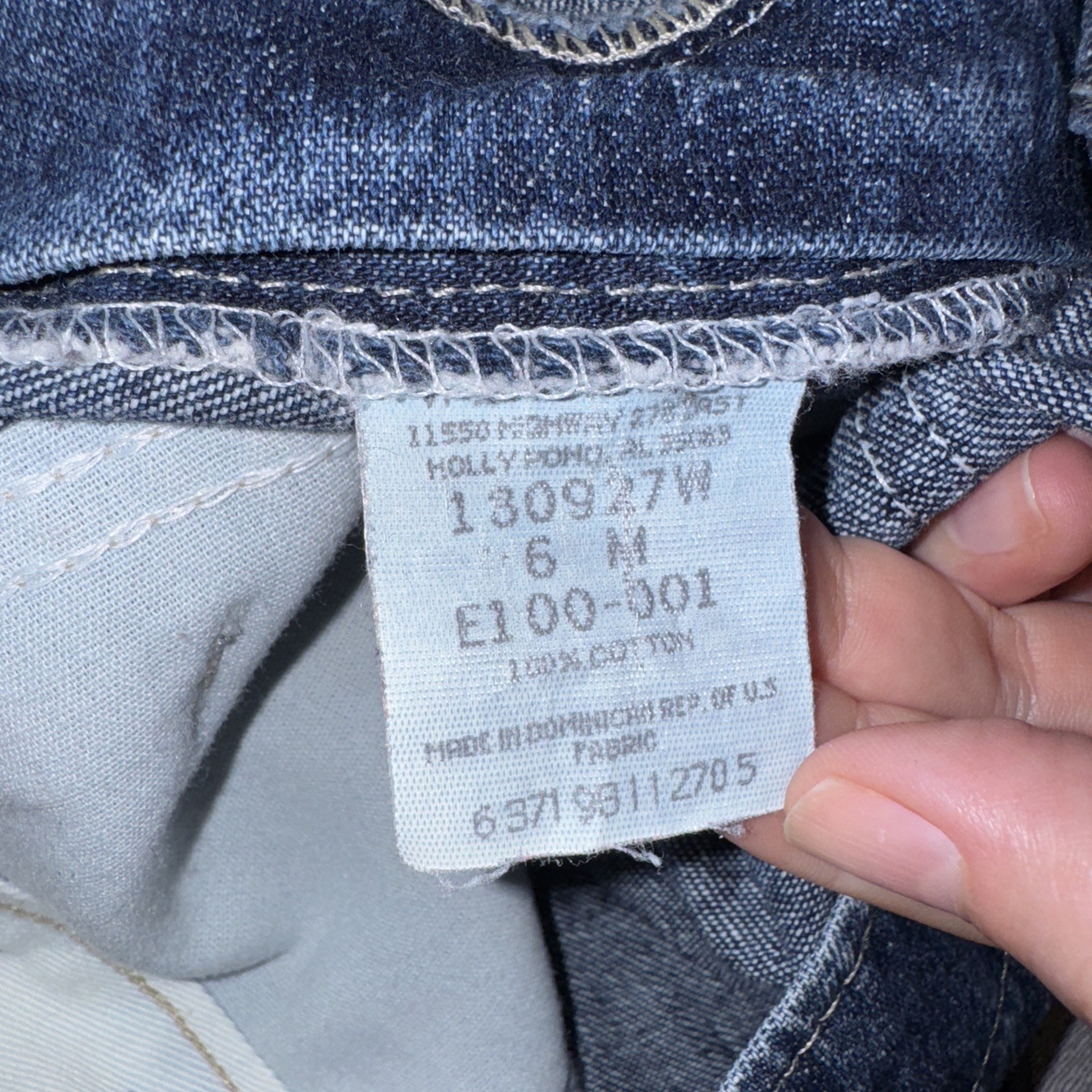 Vintage Riders by Lee High Rise Jeans Sz 6 Medium Wash 100% Cotton Straight Leg