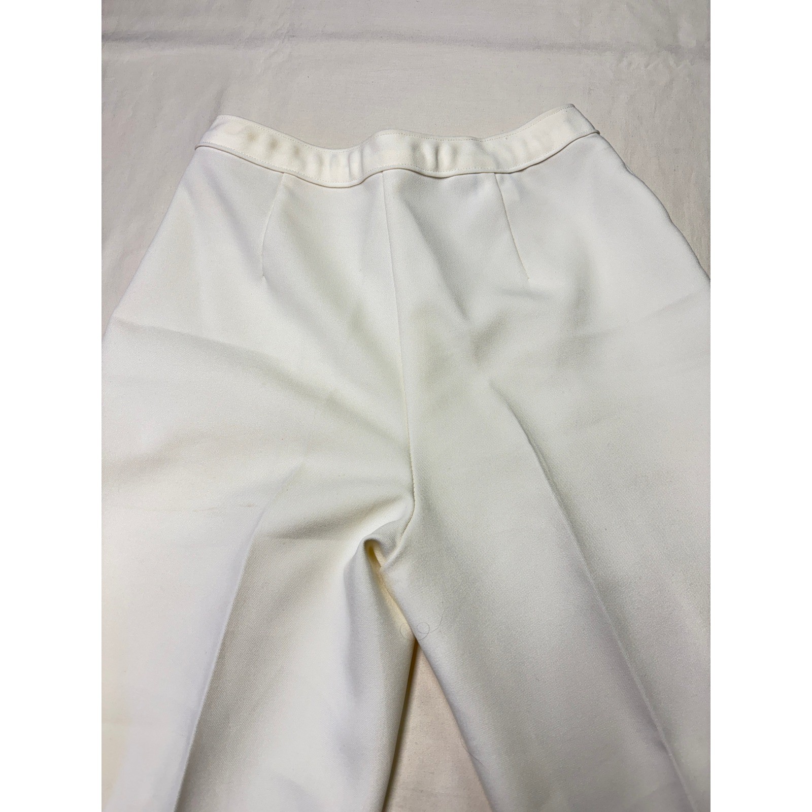 Vintage Levi Strauss Bend Over Pants Off White Cream High Rise 10 W26 L28 USA