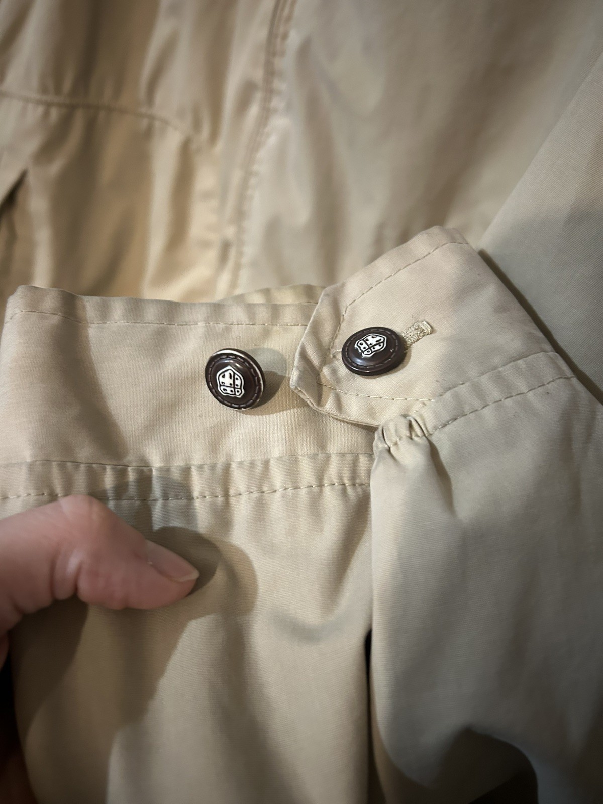 VINTAGE RARE McGREGOR Drizzler Barn Jacket | Beige Tartan Lined, Unisex XXL
