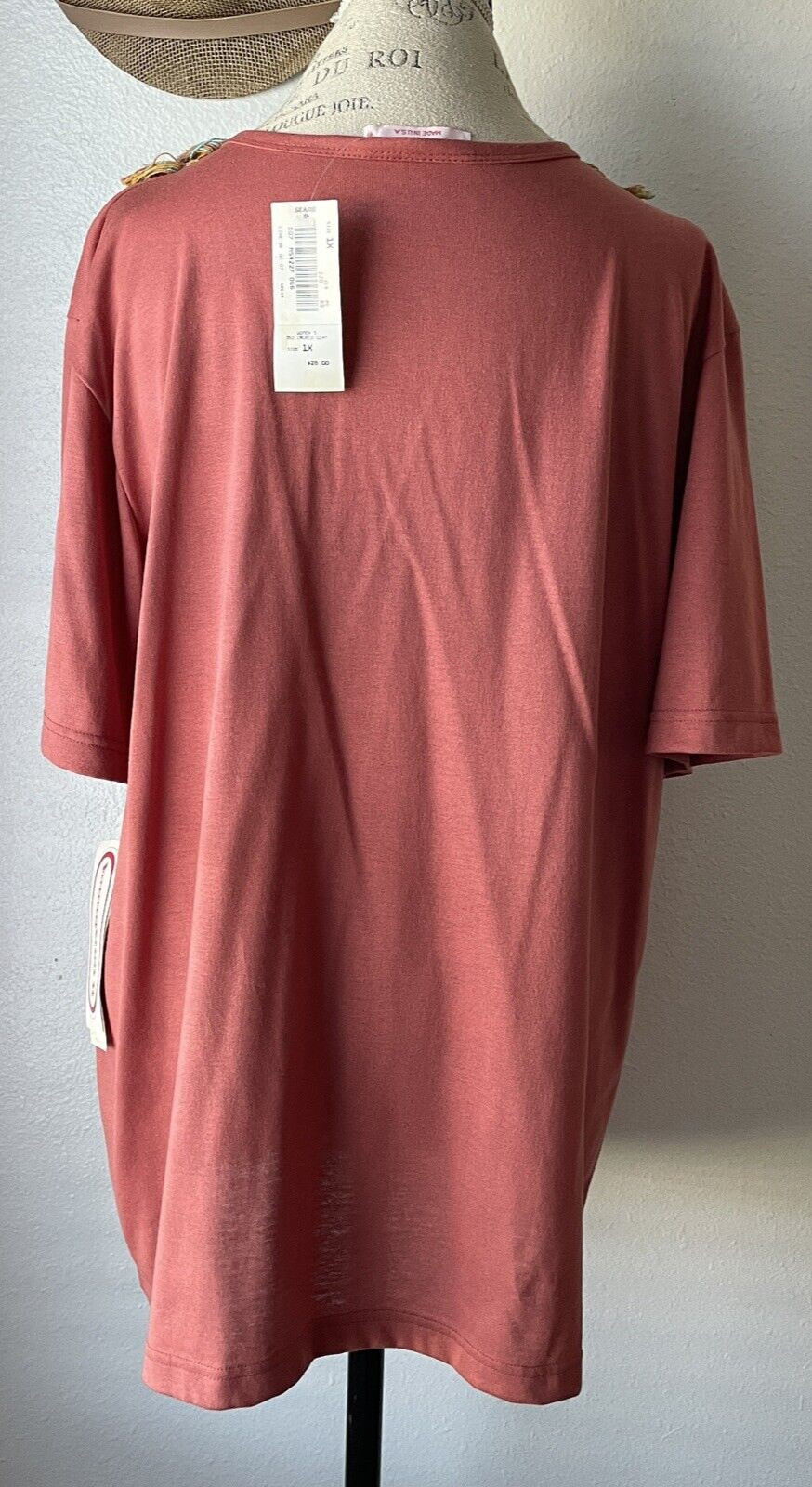 Women Shirt 1XL Boutique Fringe Top Southwestern Vintage Young Stuff II Y2K NEW