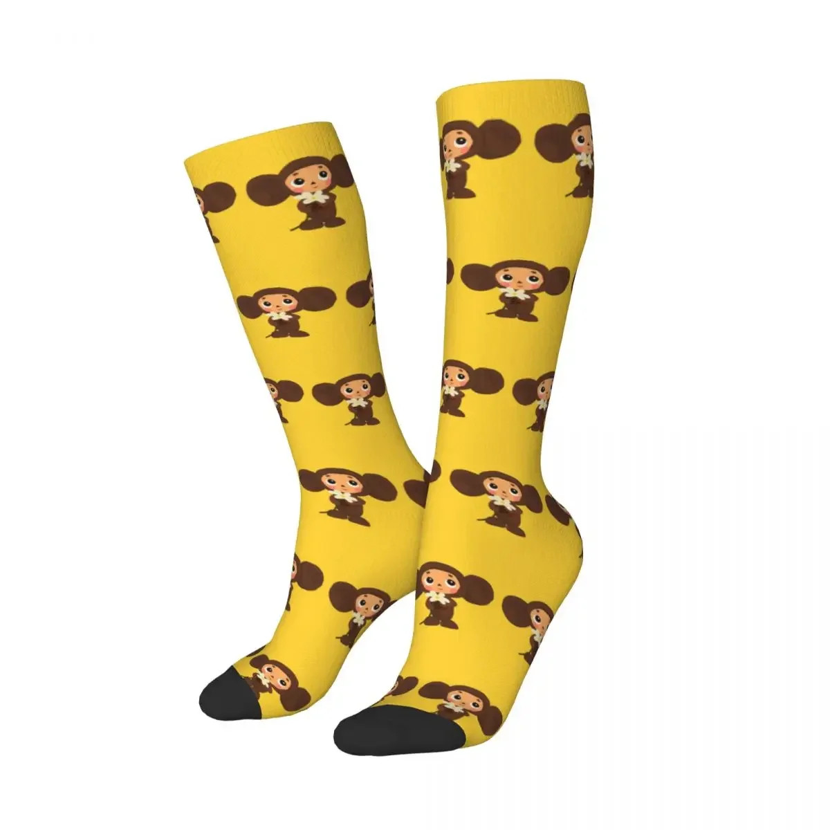 Cheburashka Socks Harajuku Sweat Absorbing Stockings All Season Long Socks