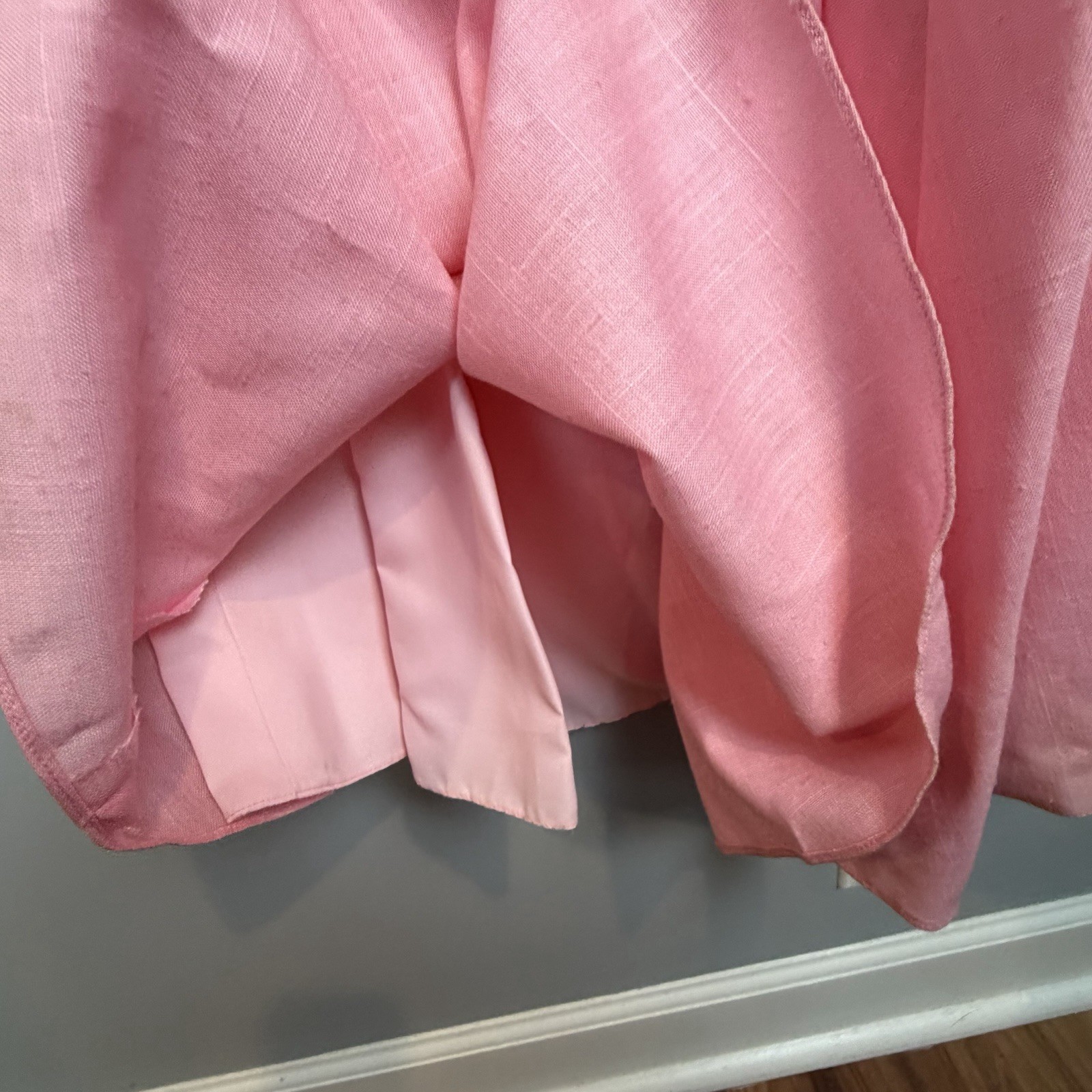 Priscilla of Boston Pink Gown Womens Size XS Single Shoulder Mid Century Vtg