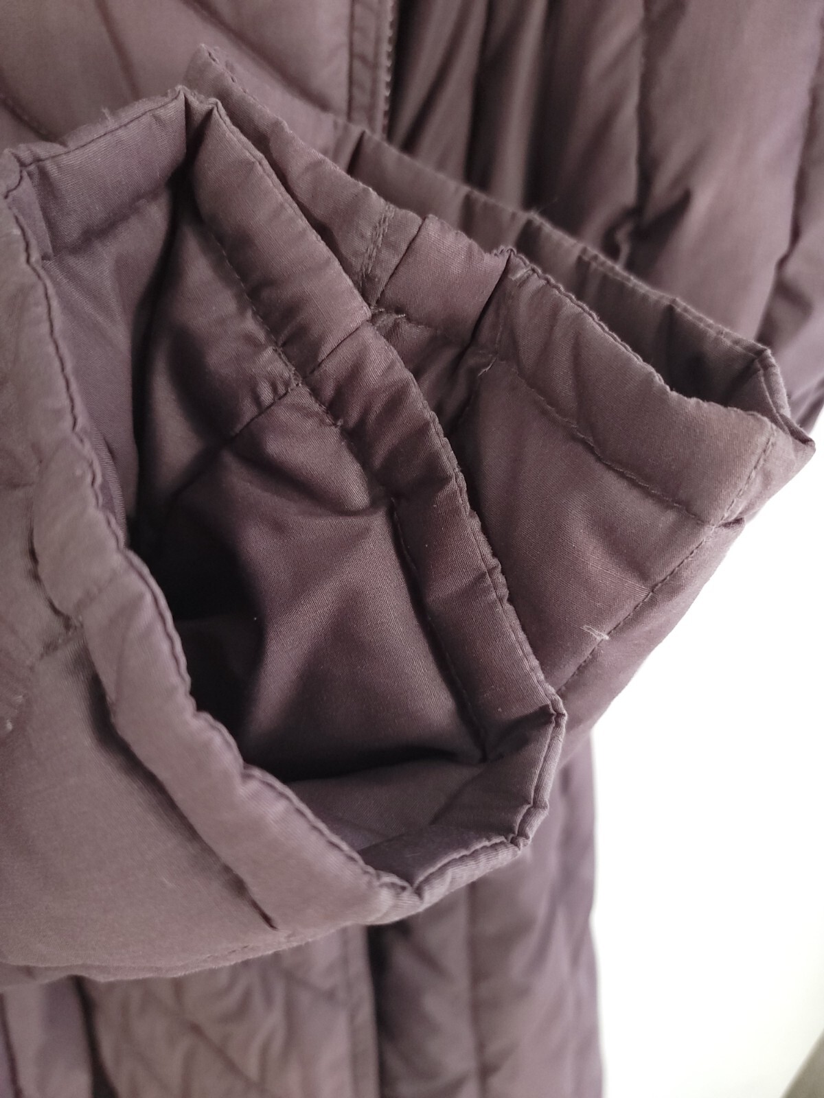 Vintage Count Romi Coat Women’s 12 Purple Front Zip Duck Down Retro