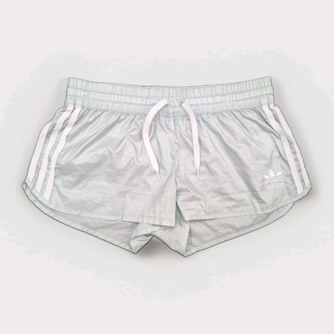 ADIDAS Glanz Shorts Womens 40 Mint Running Casual Swim Trunks Vintage Sports Retro Gym