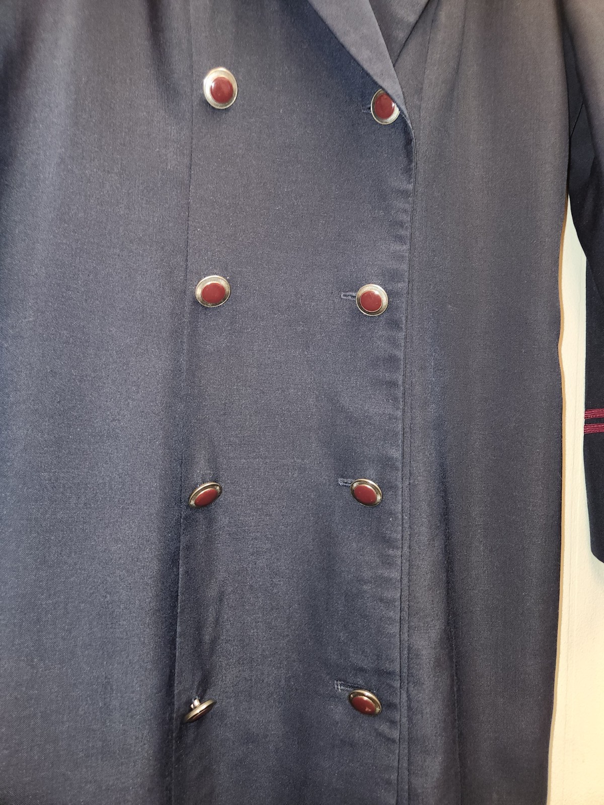 VTG United Airlines By Brookhurst Stewardess Flight Attendant Uniform Dress 8R