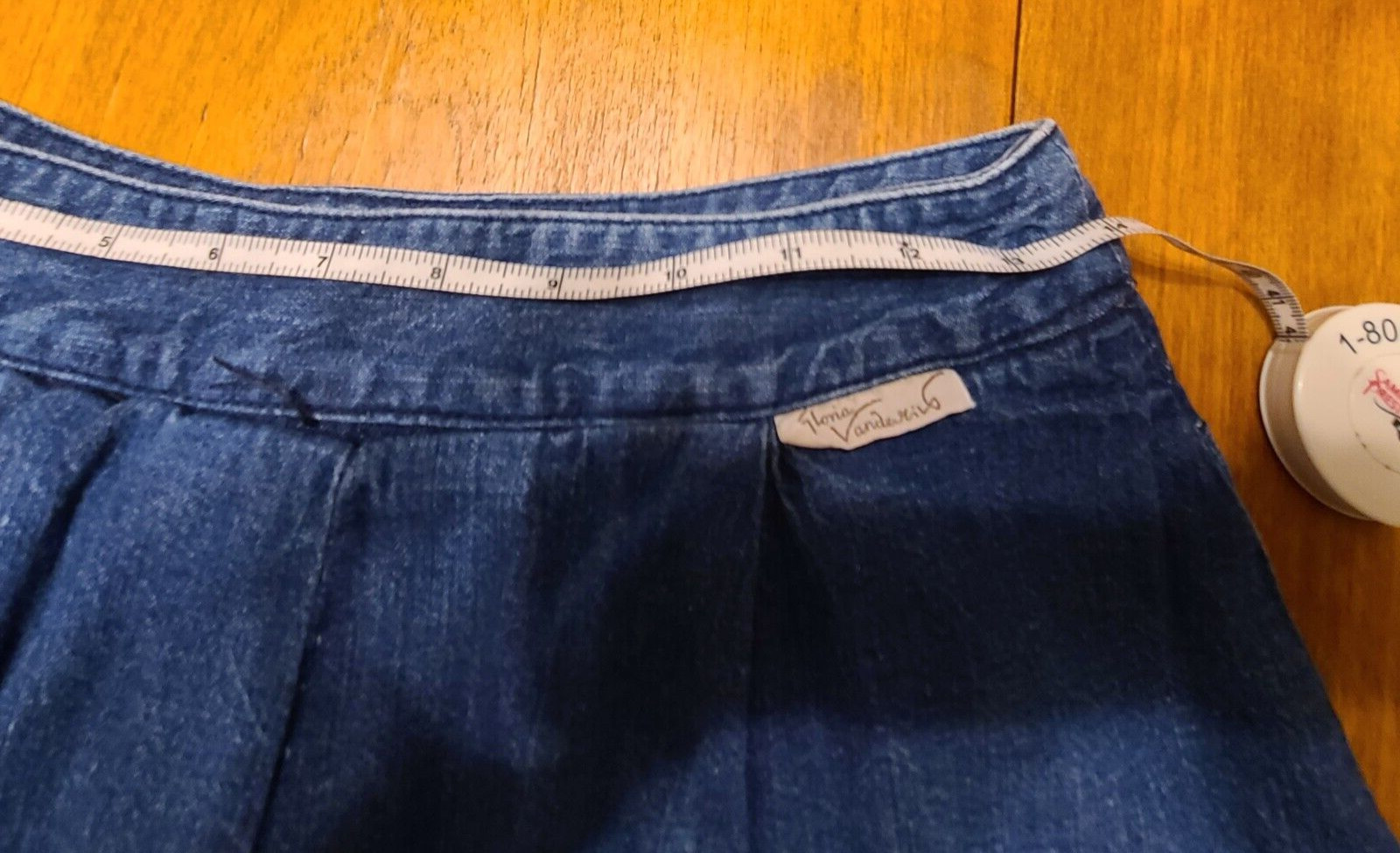 RARE Vintage Original 1980’s Gloria Vanderbilt for Murjani Denim Skort size 11