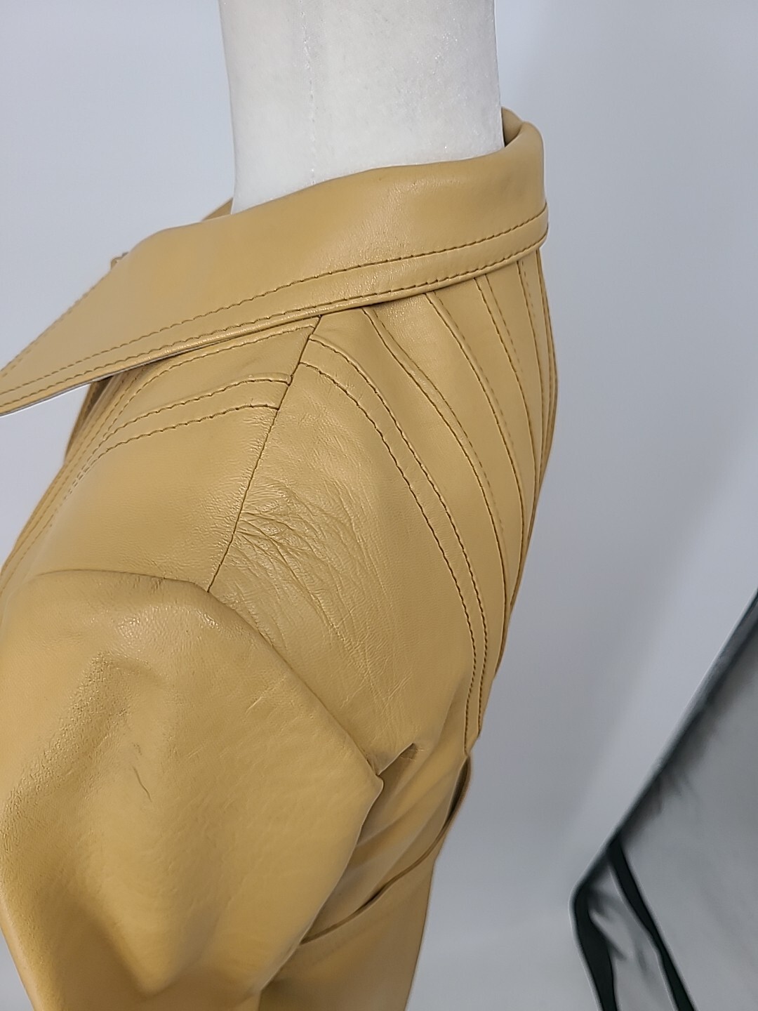 Vintage Leda Spain By Gropper For I. Magnin Long Leather Trench Coat