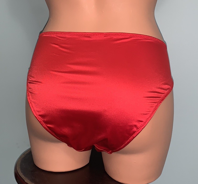 NEW Glossy Secret Stretch Satin XL 8 Classic Bikini Panties SILKY!! Butter SOFT