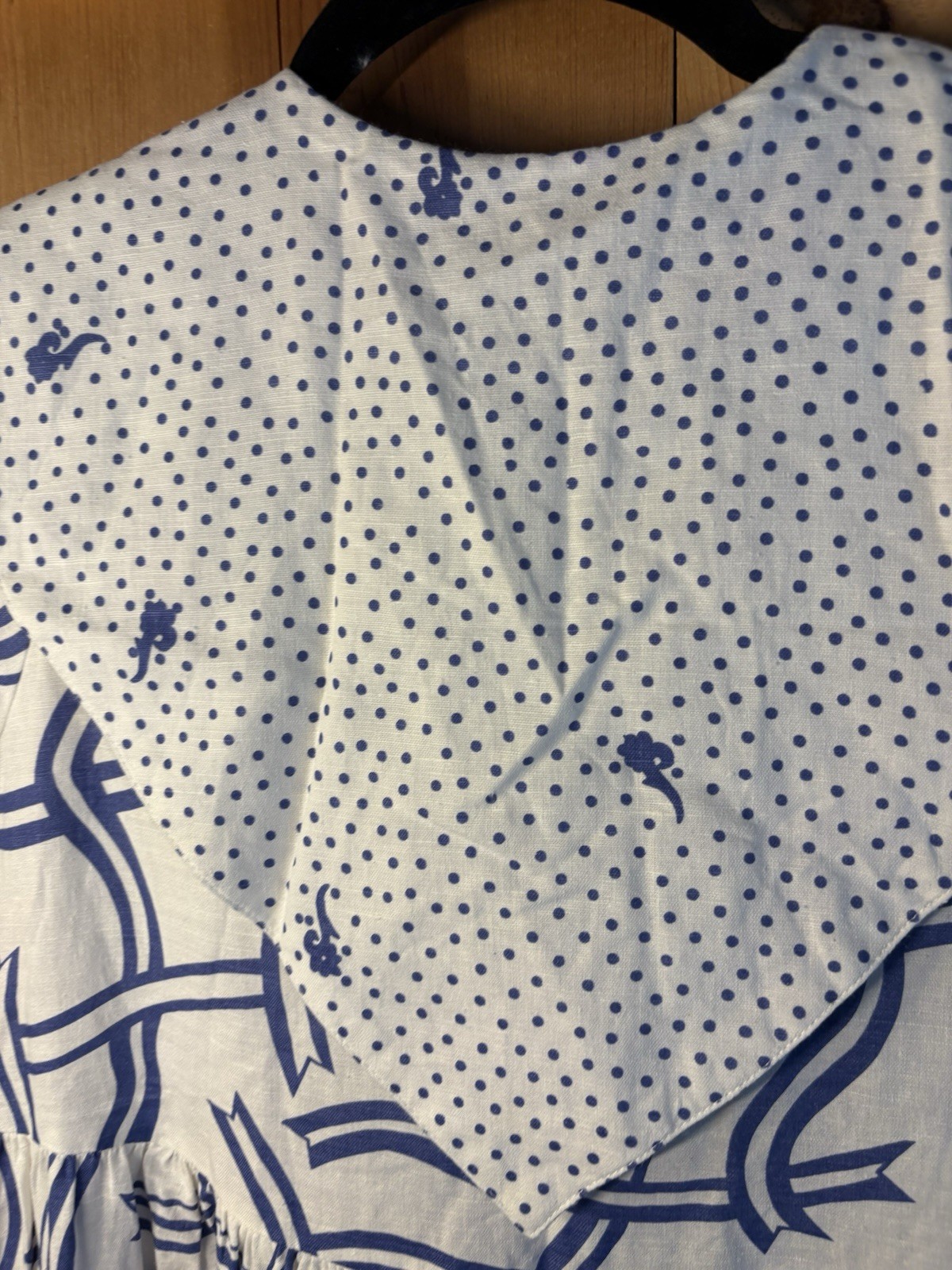 VTG COTTAGECORE Sailor Collar PRARIE Rococo Dress Girls XL WOMENS 2XS EUC LINEN