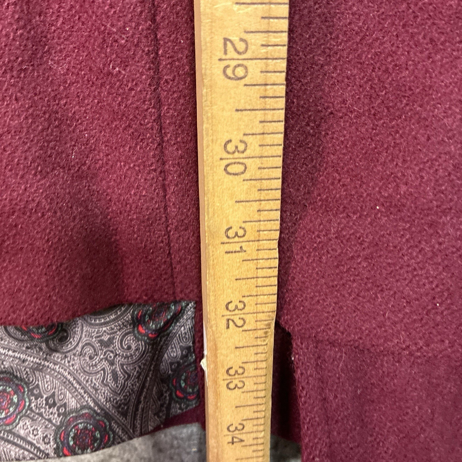 Vintage Donnybrook Women’s Wool Coat Size 14 Red USA Double Breasted 80’s 70’s