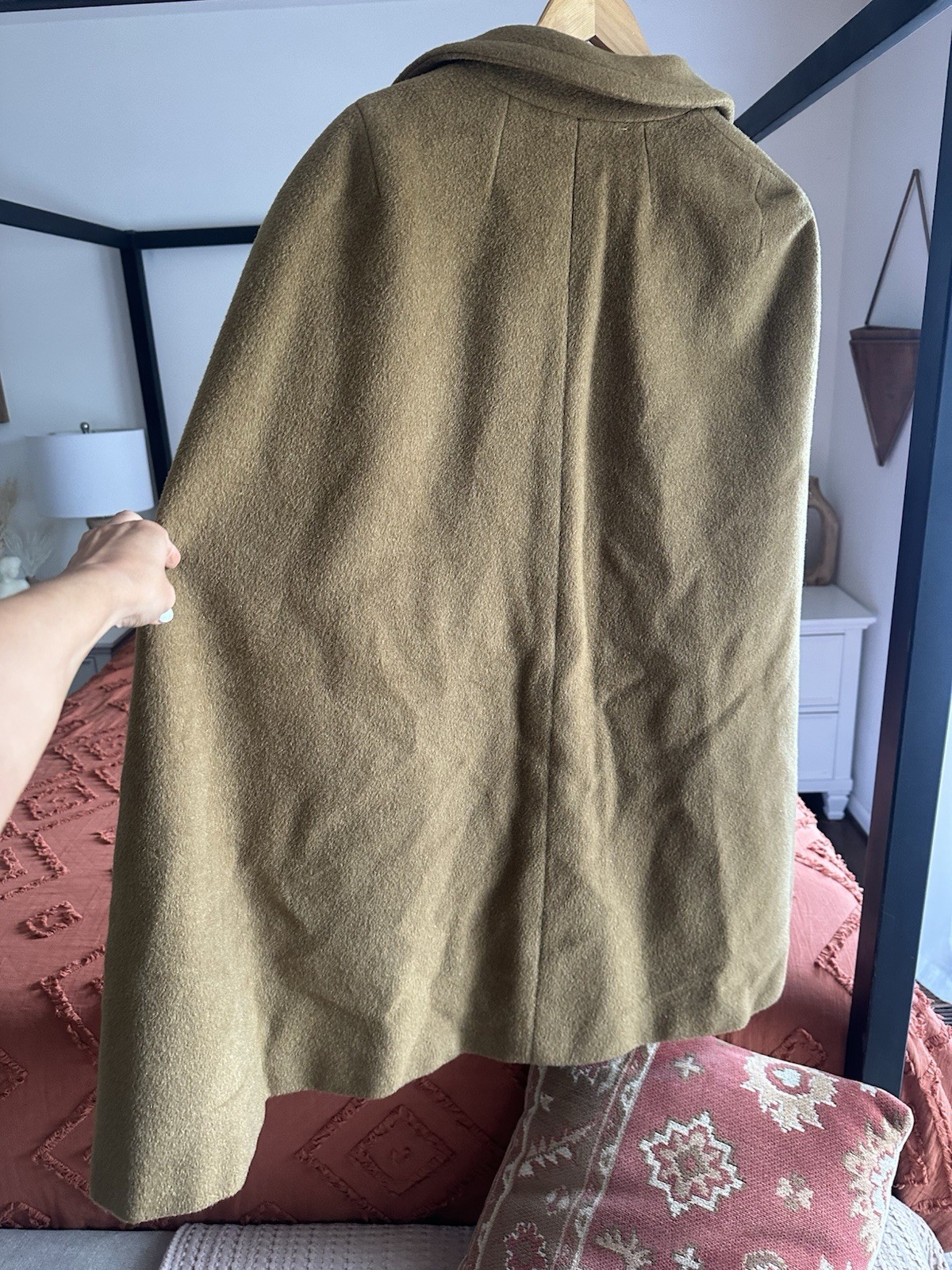 Vintage 60’s Lord & Taylor Sports & Country Brown Wool Cape Coat