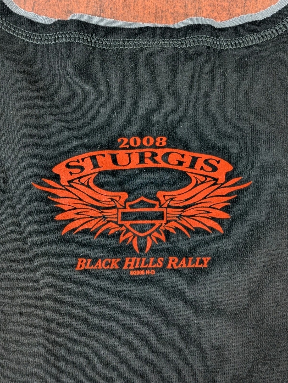 Womens 2008 Harley Davidson Sturgis Eagle Flame Tank Sleeveless Sz 3X Y2K Grunge