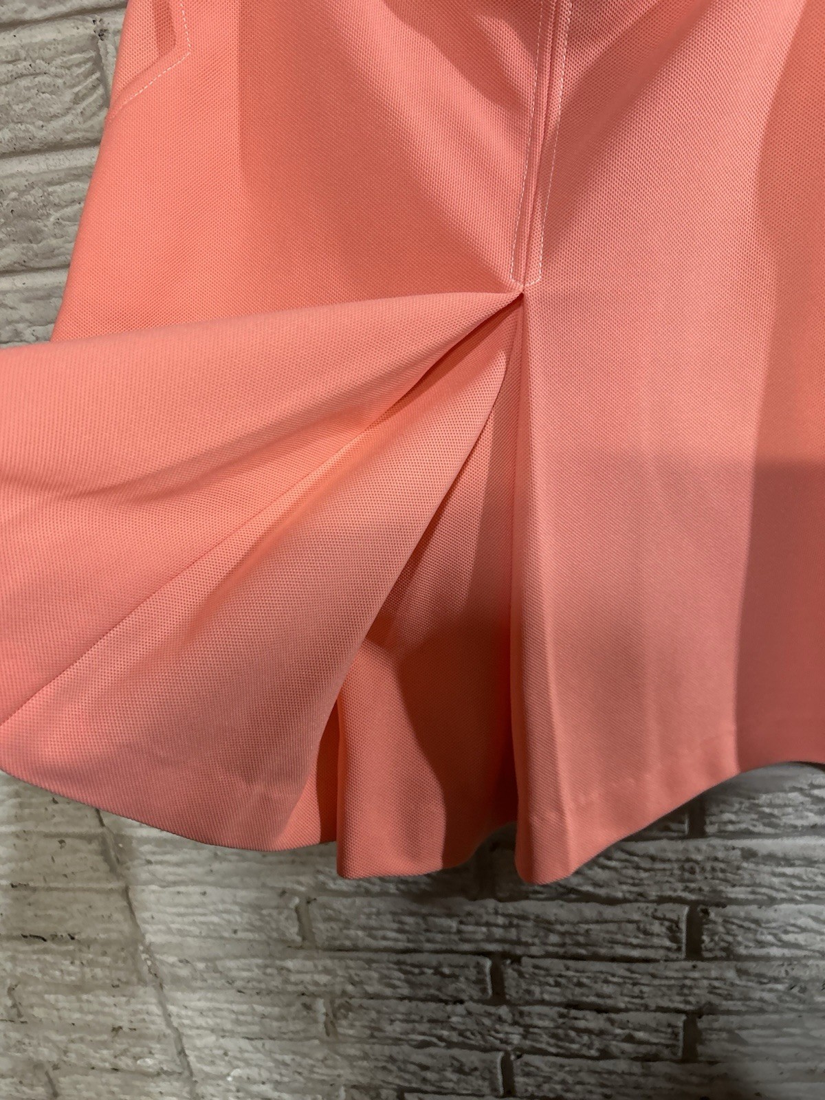 Vintage 1960’s Coral A-Line Skort Pockets No Size See Measurements Belt Loops