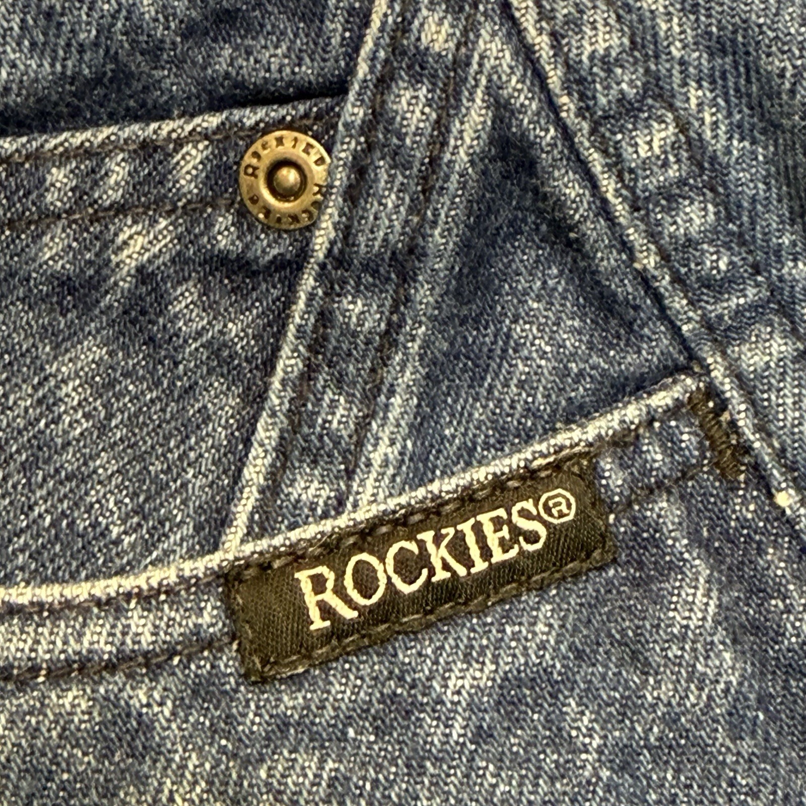 Vintage 1990s Rocky Mountain Rockies Bareback Mom High Rise 100% Cotton 30×36*