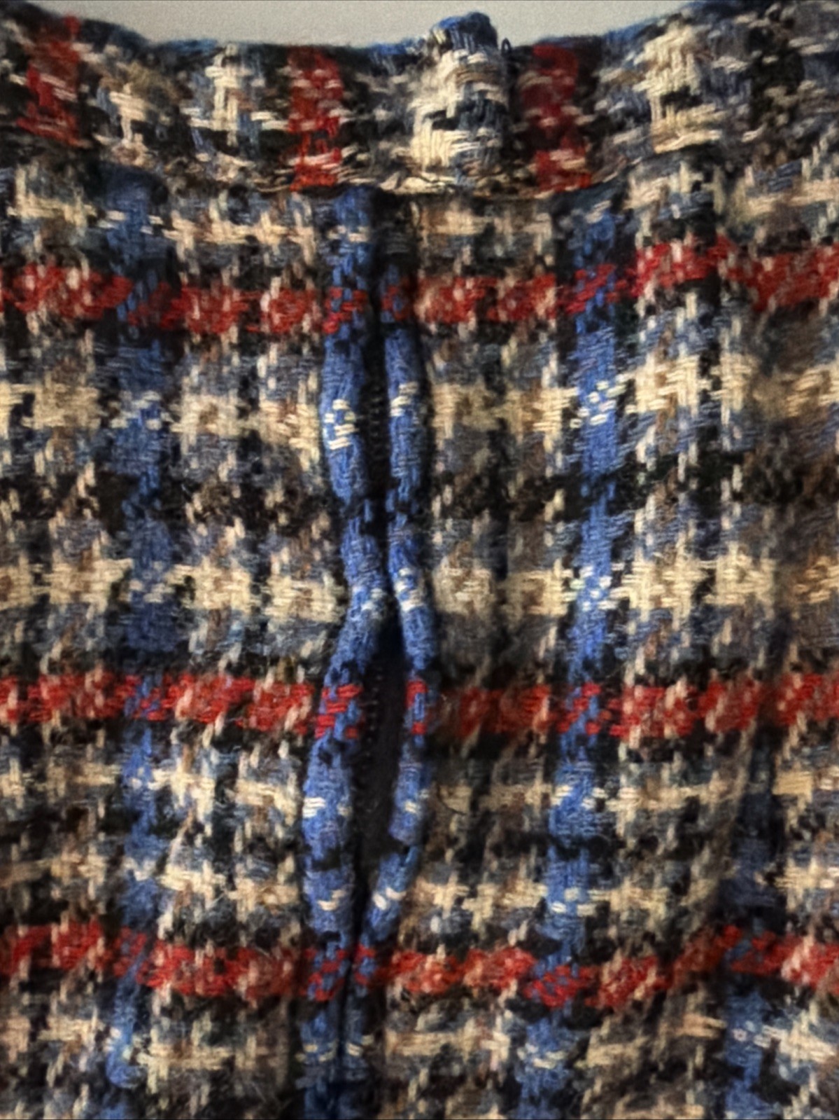 Vintage 1960s Handmade Wool Tweed Skirt Suit Set XXS 00 Cropped Boxy Jacket