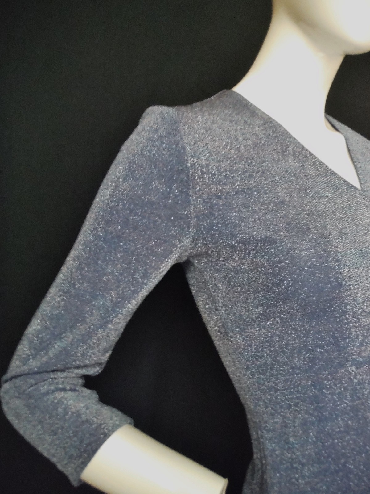 FREDERICK’S of HOLLYWOOD VTG 80’s/90’s SEXY! Bodycon Dress Metallic sz7 med Rare