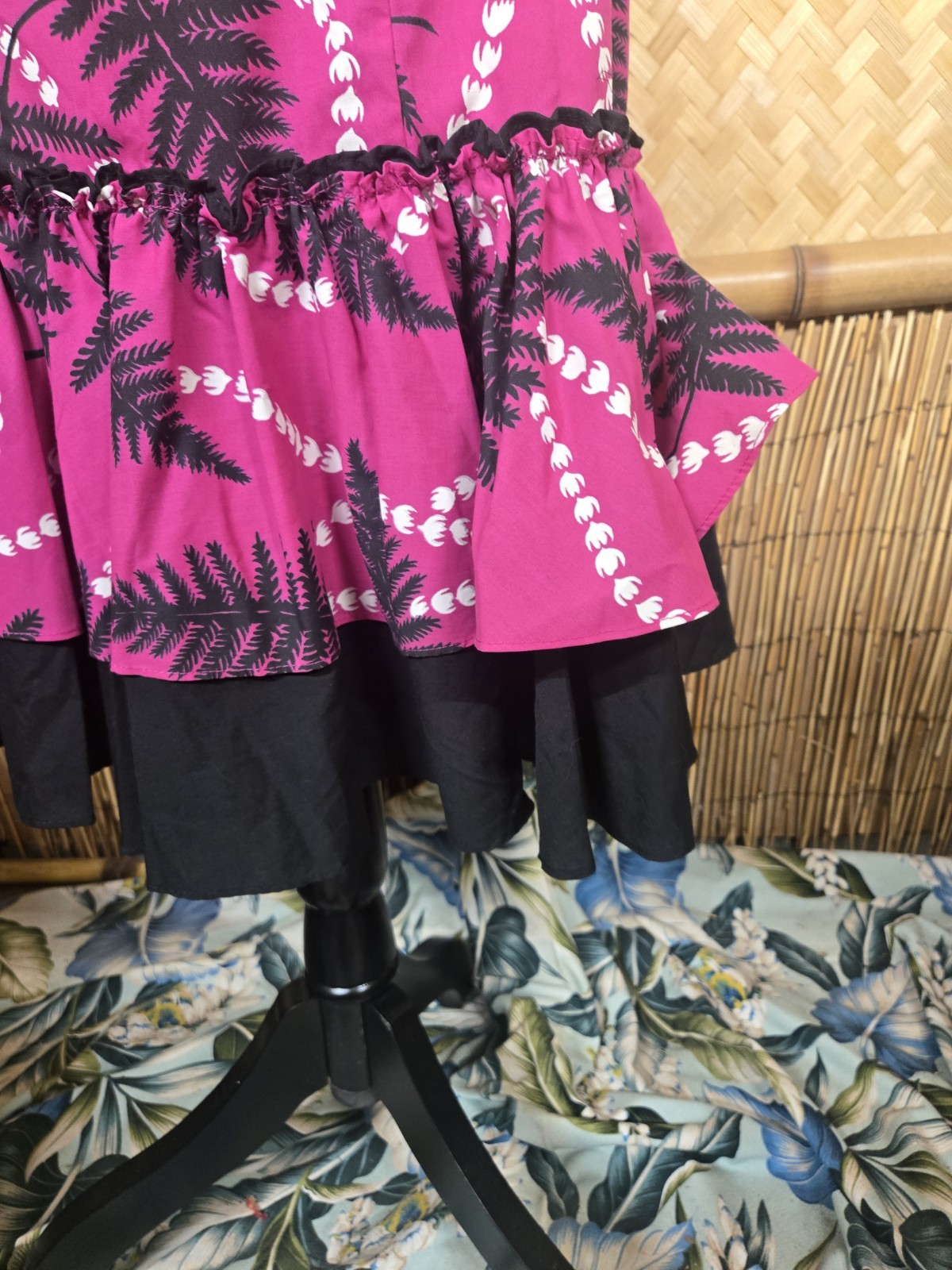 Vintage Naupaka Hawaiian Muumuu Aloha Dress w1135