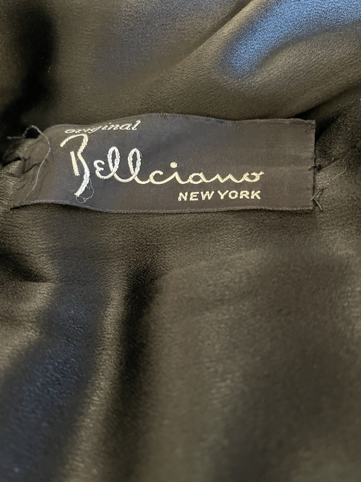 RARE Vintage Bellciano Of New York Wool w/Fur Collar 1940-50s Era Dress Coat