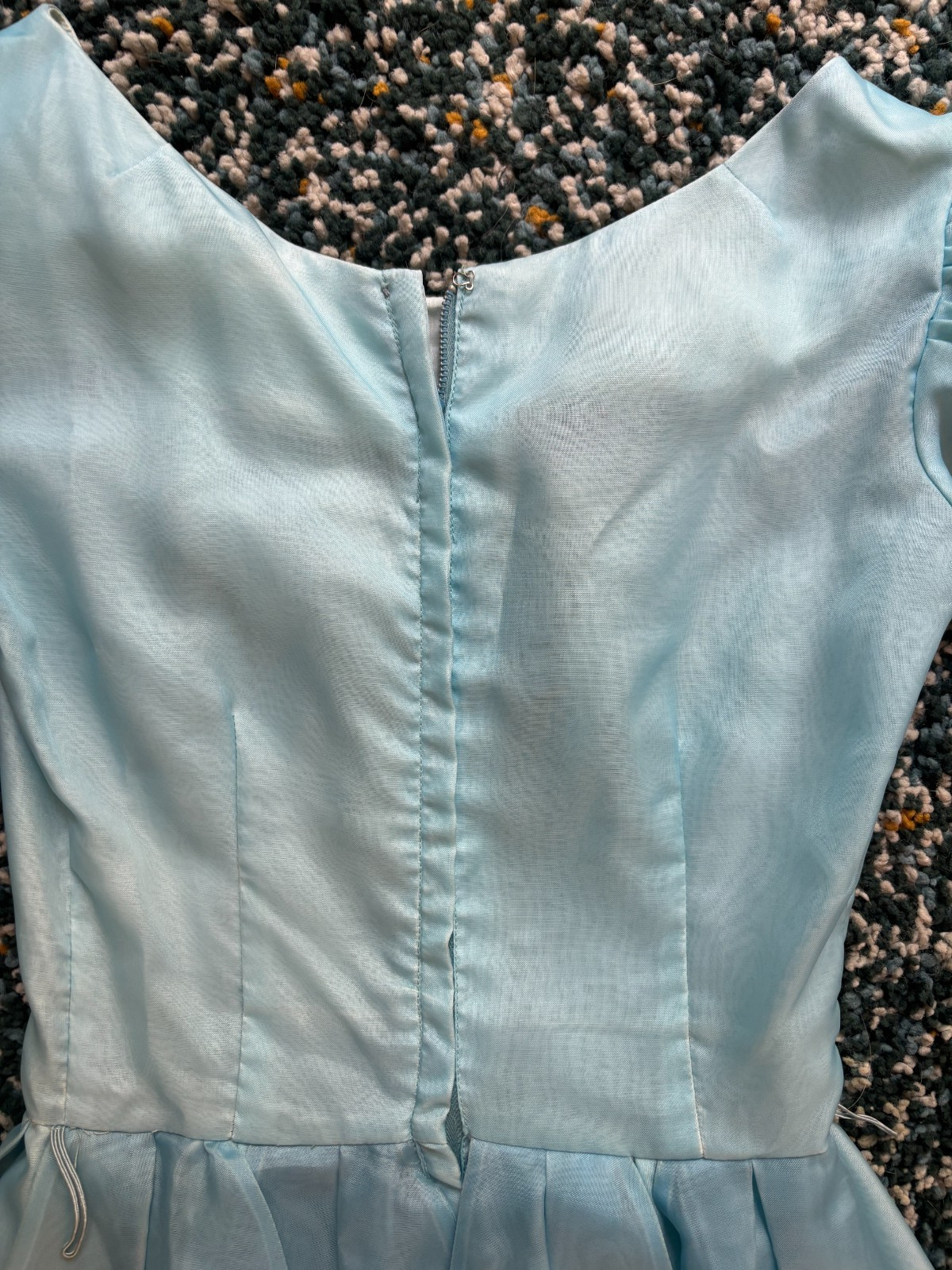 Vintage 50s H Bar C California Ranchwear Dress, Blue, Size Small