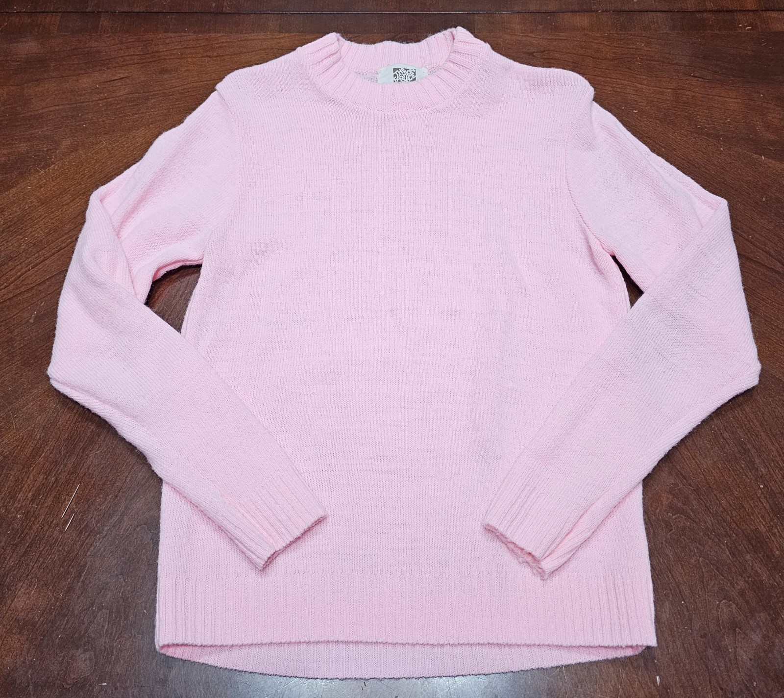 Vintage Pink Sweater Wintuck Acrylic Sears Roebuck & Co The Fashion Place