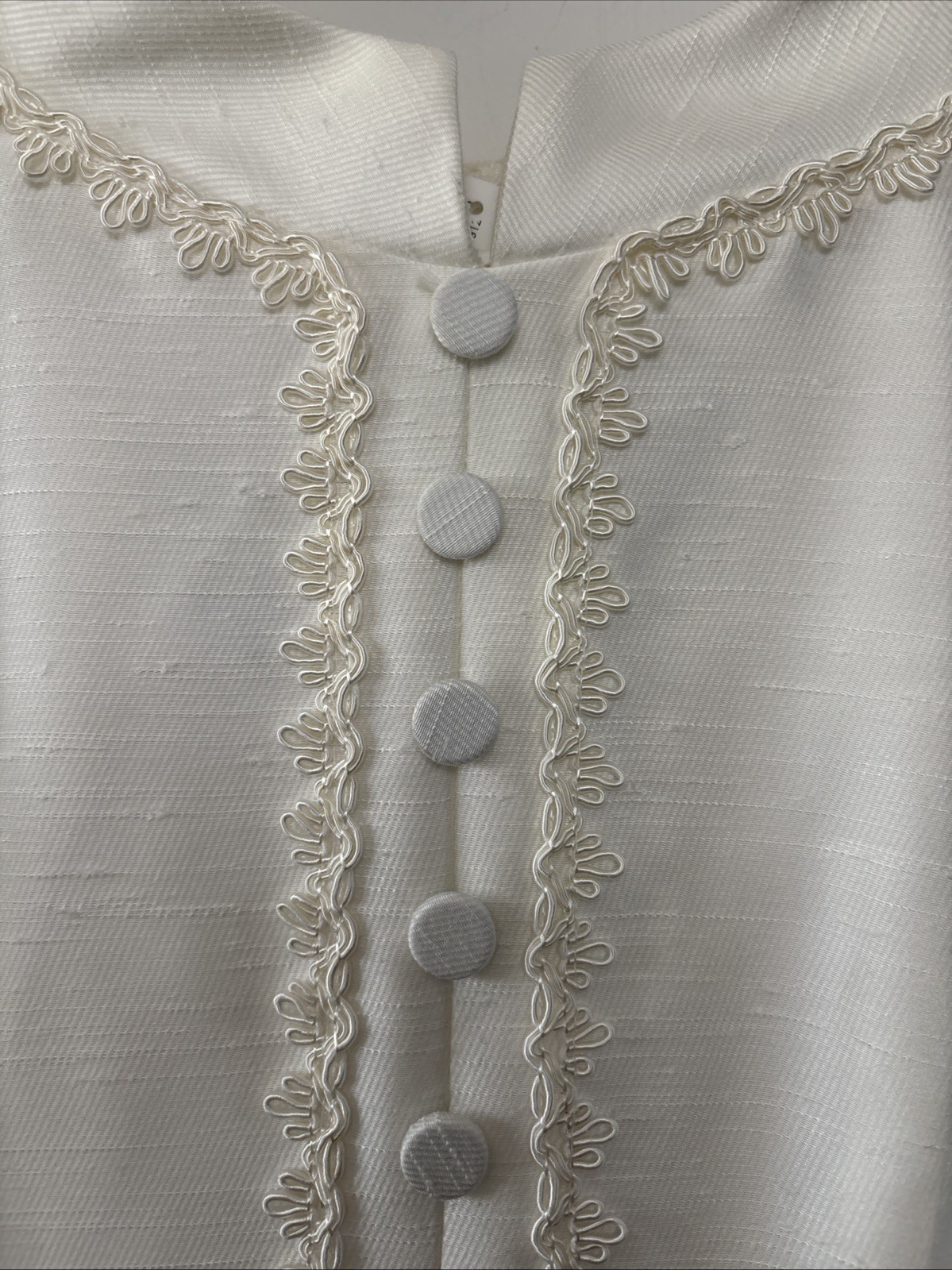 Vintage Lorrie Deb of San Francisco 1950s Ivory Wedding Dress Cape Train SZ 9 10