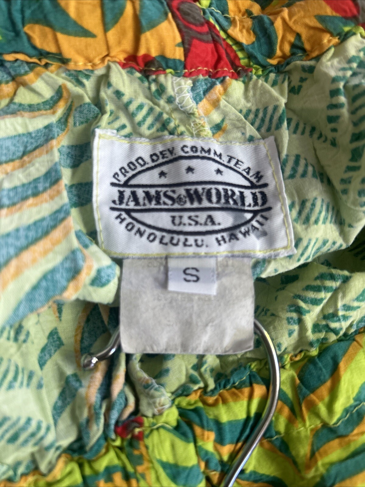 Prod. Dev. Comm. Team Jams World Hawaii Women’s Rayon Shorts Vintage 80s 90s Sm