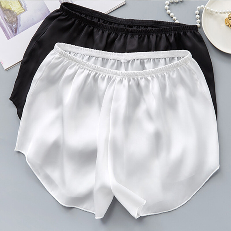 Women’s Satin Pajamas Short Cozy Lightweight Fun Lounge Shorts Sleep Bottoms New