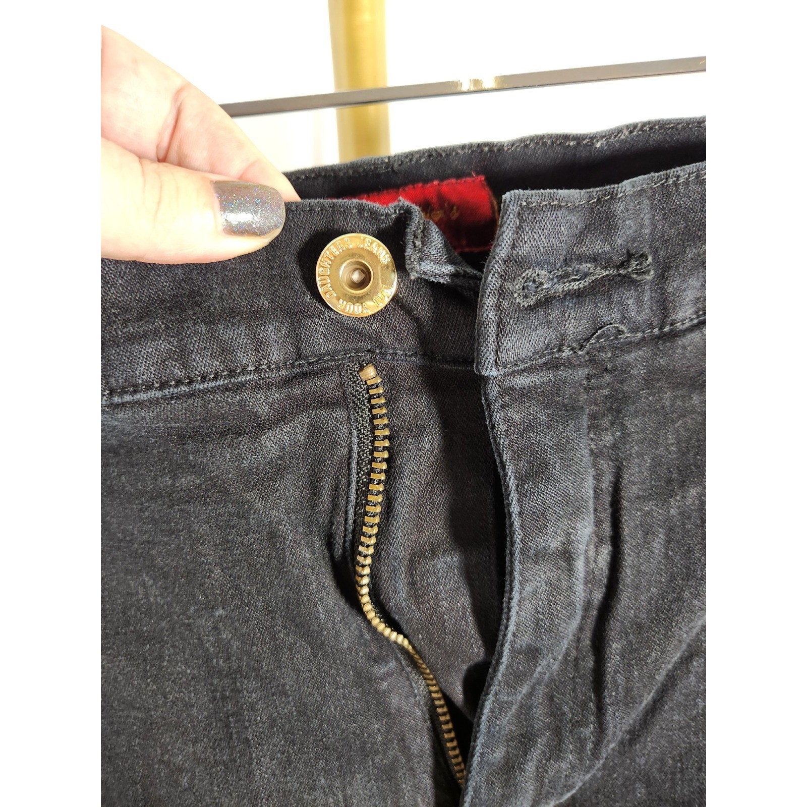 Vintage Label Womens Black NYDJ Bootcut Jeans Size 10, 32″ Inseam