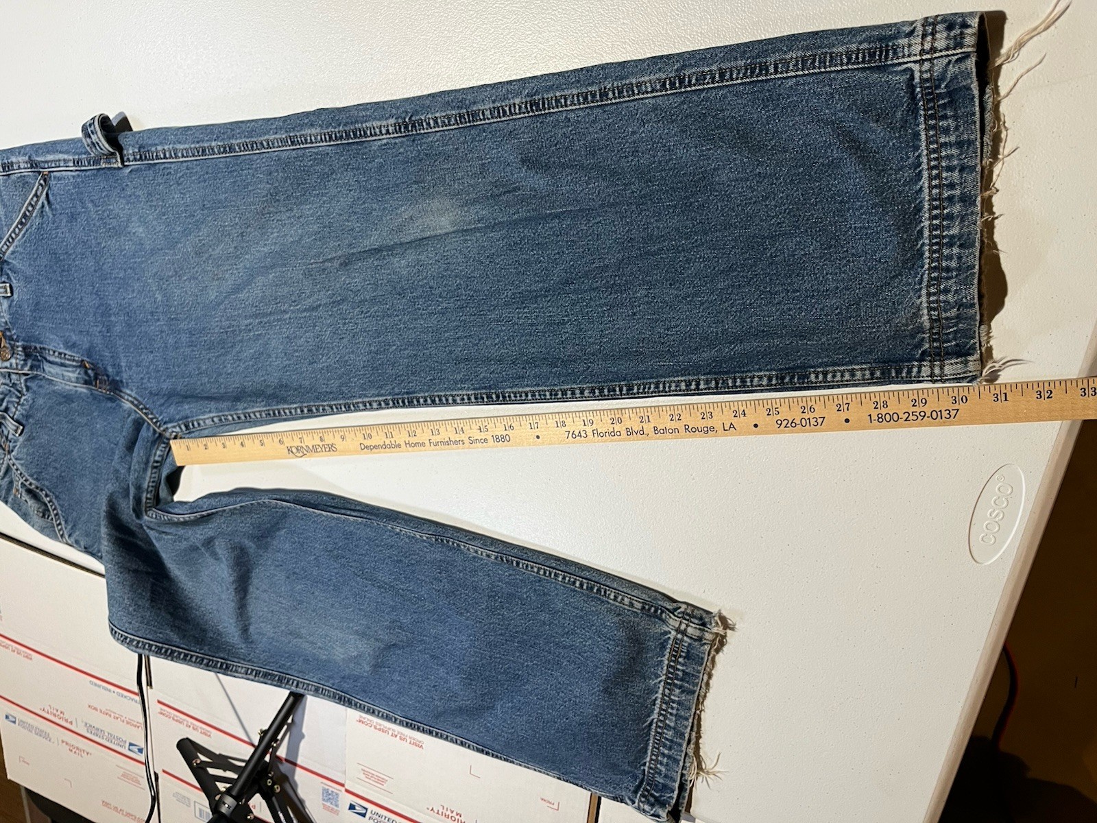 vtg 1998 Levis BLACK TAB Carpenter Jeans Wide Leg Denim Blue Women 10 M Baggy 90