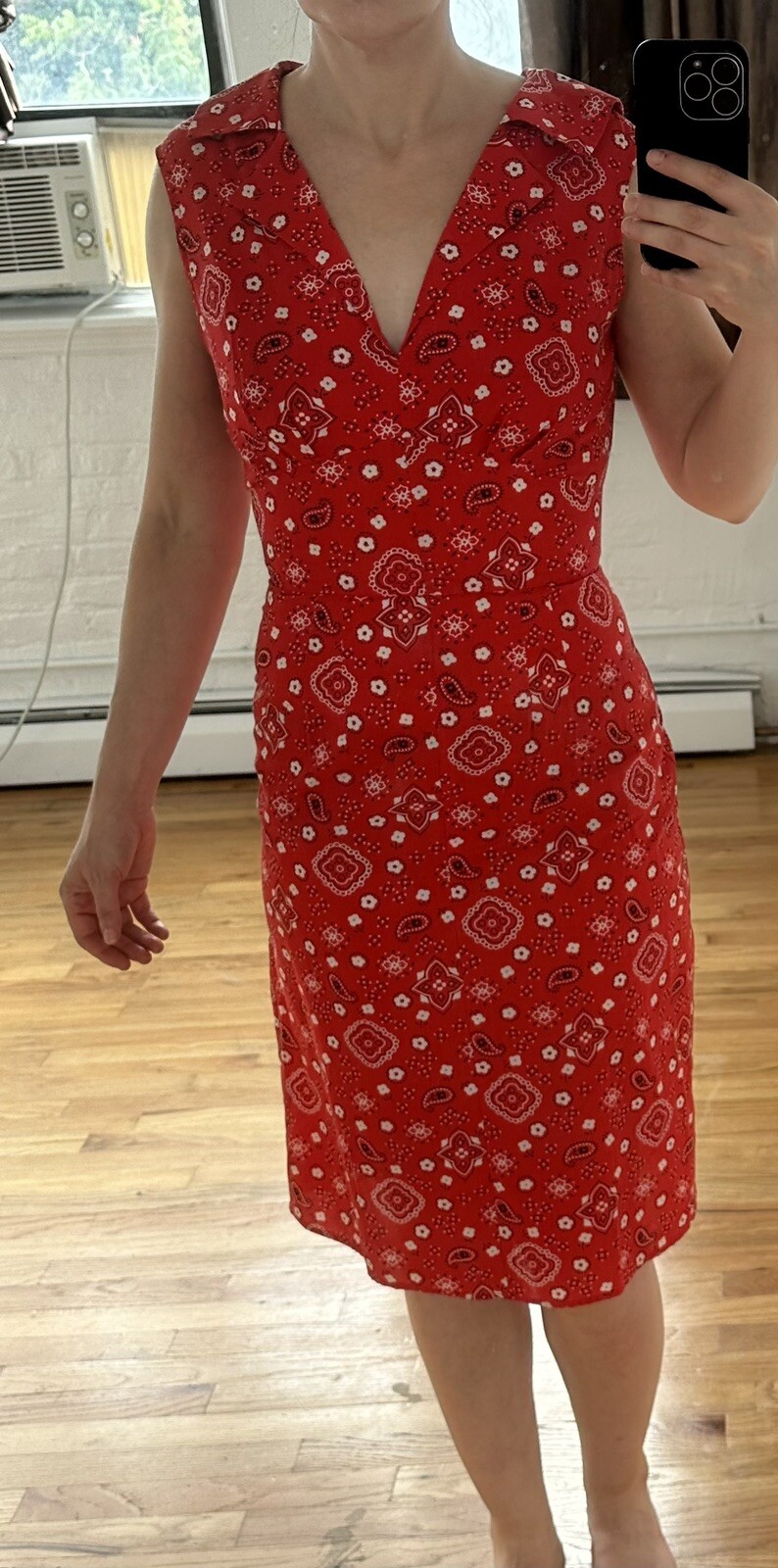Bernie Dexter red sundress 1950s vintage style Bandana Dress Red Size M
